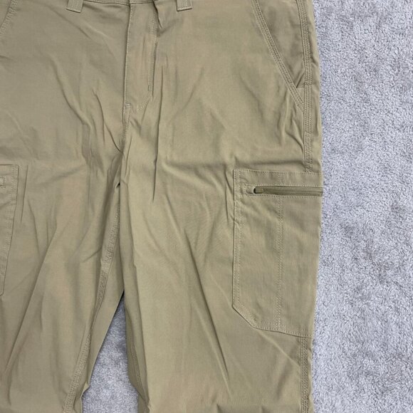 NEW Wrangler Men's 36x34 Tech Pant Regular Fit Cargo Outdoor UPF 50 - Picture 8 of 9
